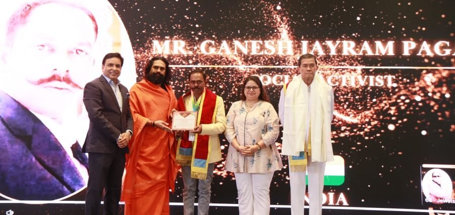 Ganesh Jayram Pagare Honoured for 15+ Years of Dedicated Social Service